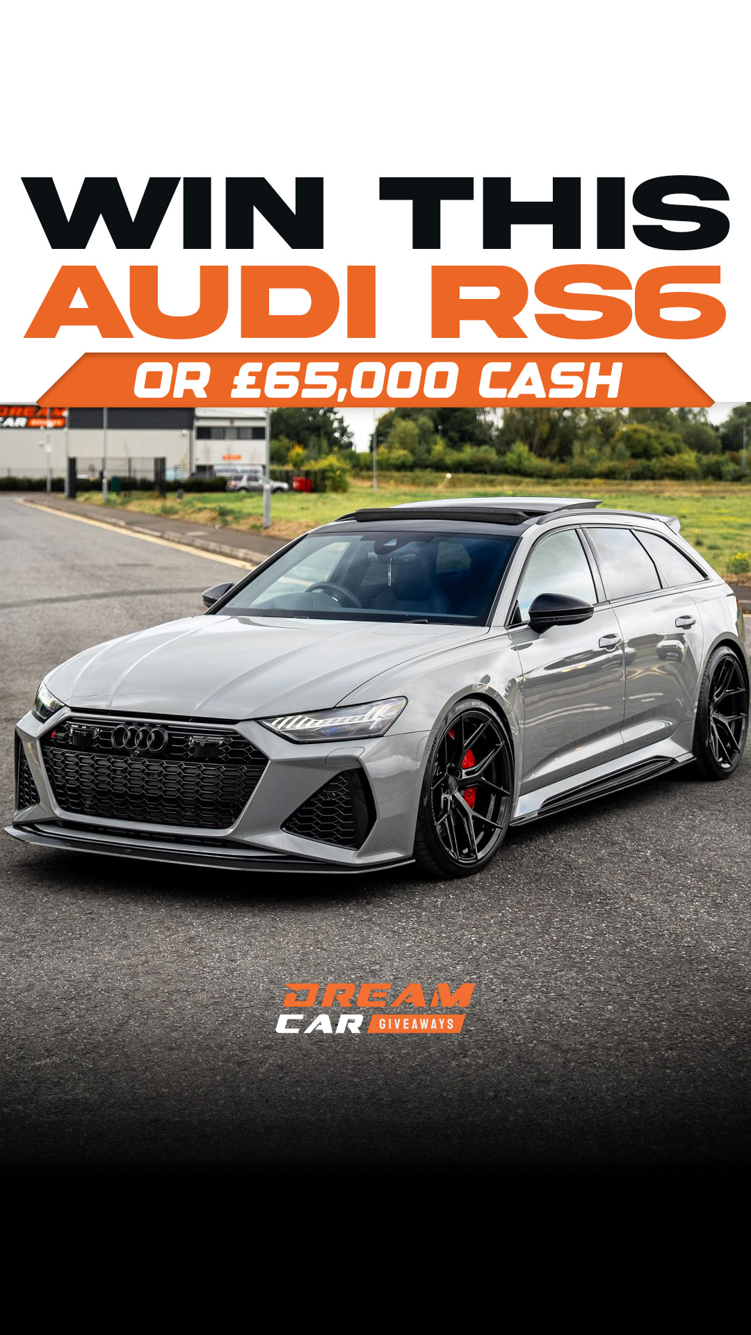 Dream Car Giveaways Facebook ad