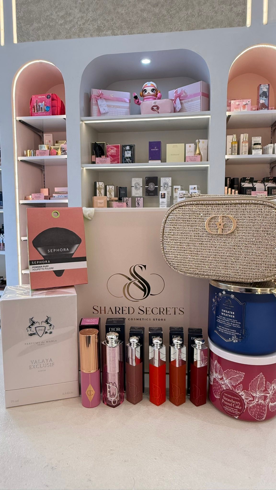 Shared Secrets Luxury Cosmetics Store Facebook ad