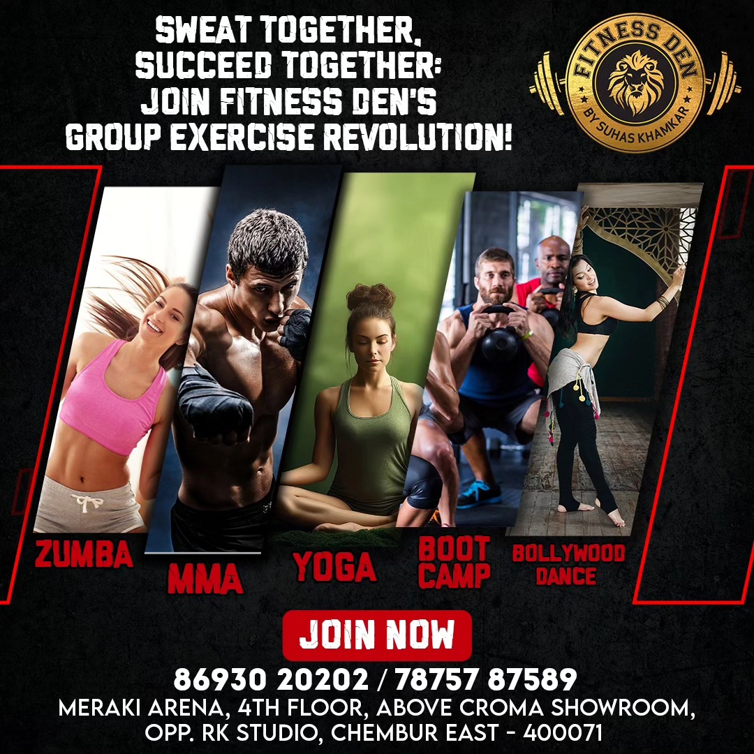 Fitness Den By Suhas Khamkar Facebook ad: gym cardio steam shower facility,weight loss, weight…