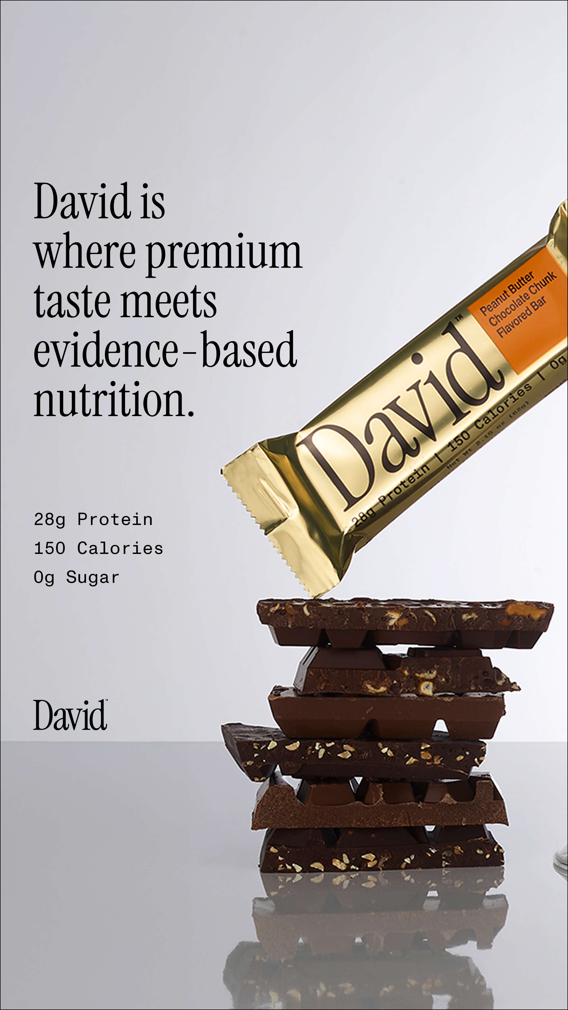 David Protein Facebook ad