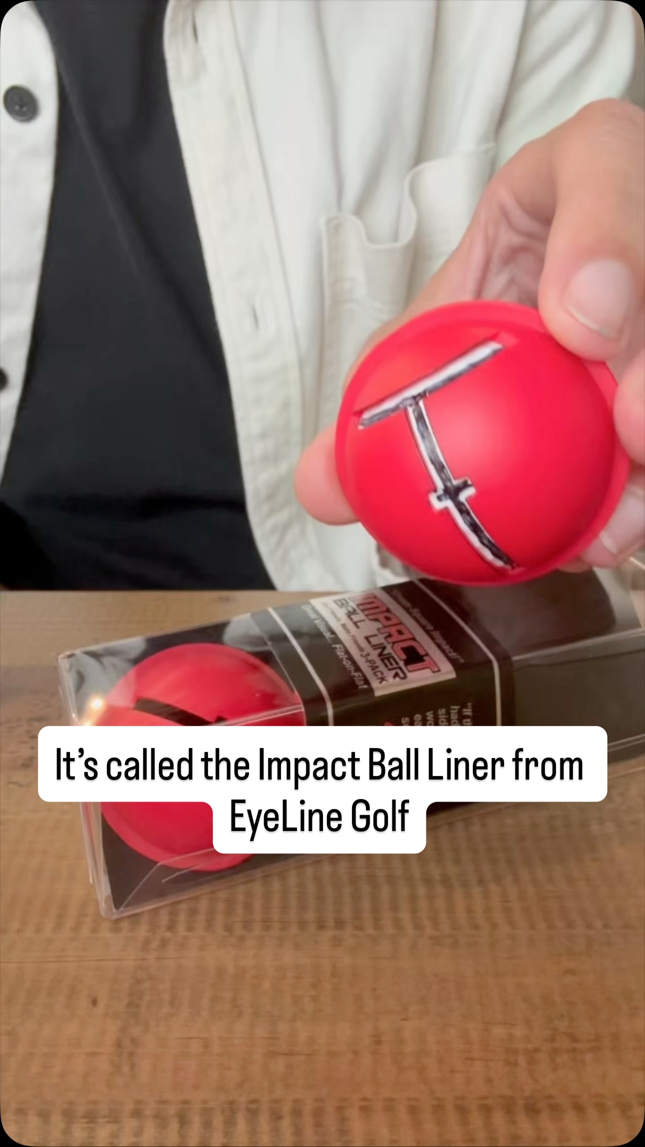 EyeLine Golf Facebook ad: Legal for Play