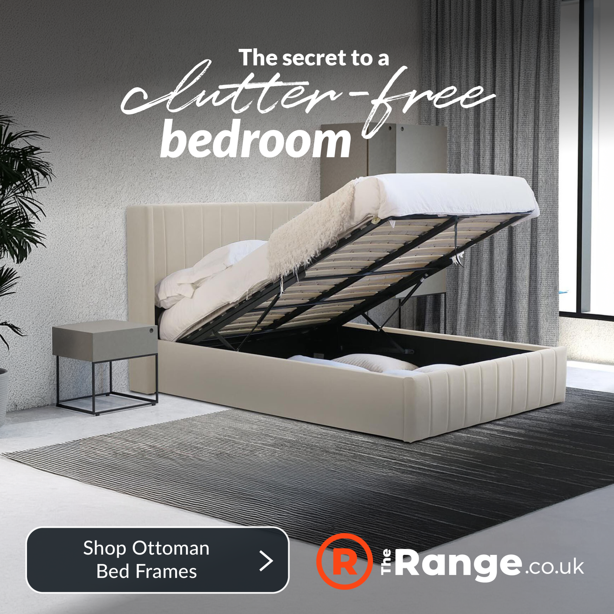 The Range Facebook ad: Say Goodbye to Clutter