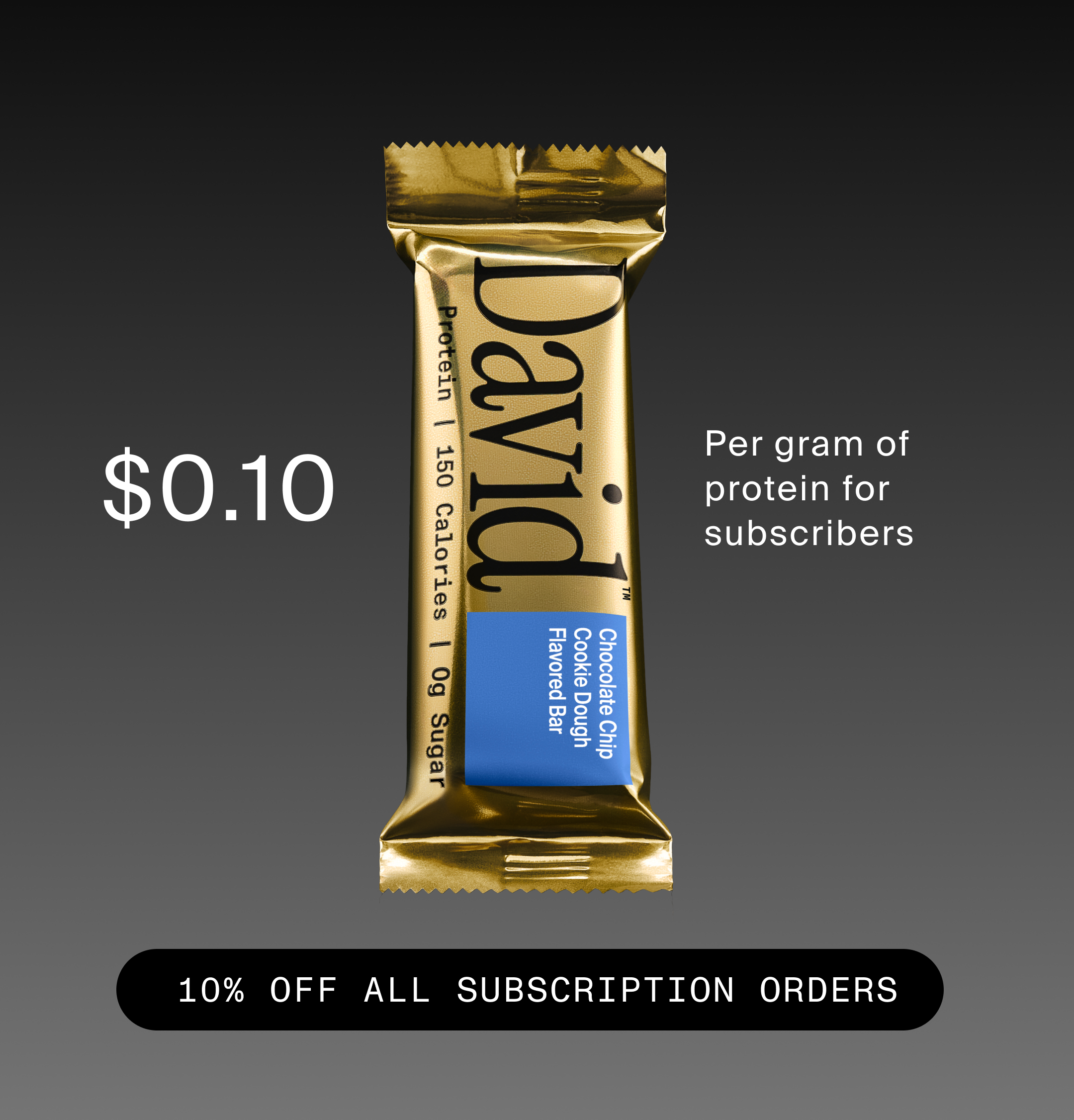 David Protein Facebook ad