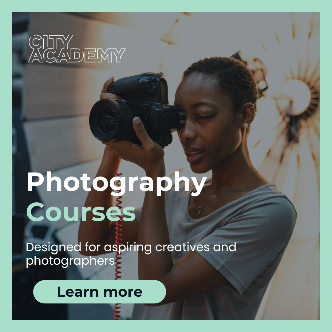 City Academy Facebook ad: Build your photography skills with confidence at City…