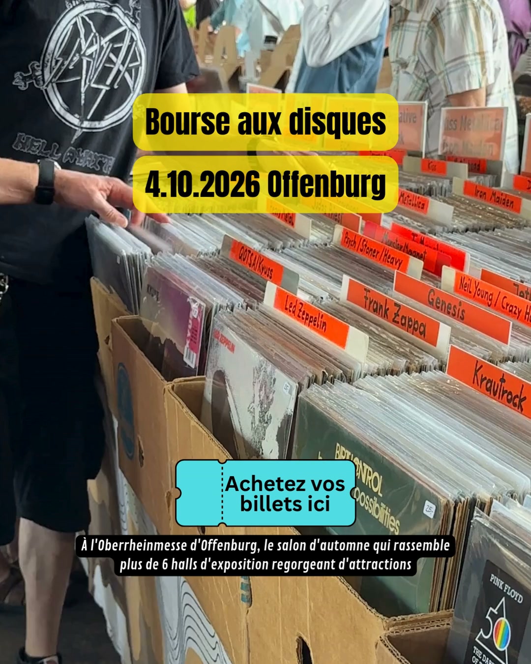 Schallplatten & CD- Börsen Facebook ad: Bourse aux disques d'Offenburg le 4 octobre!