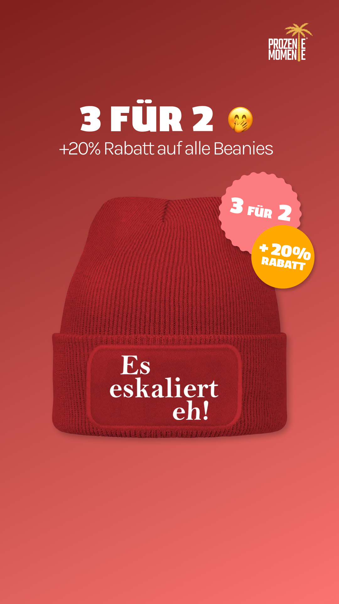 Prozente Momente Facebook ad
