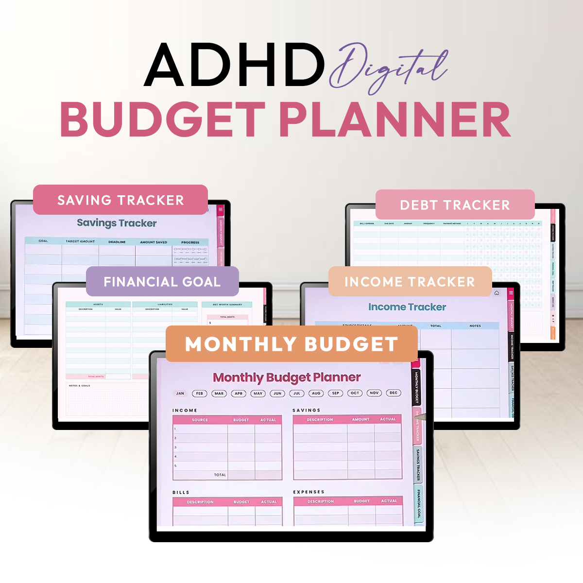 Mint Margin Co Facebook ad: Take Control of Your Money-Without the Overwhelm