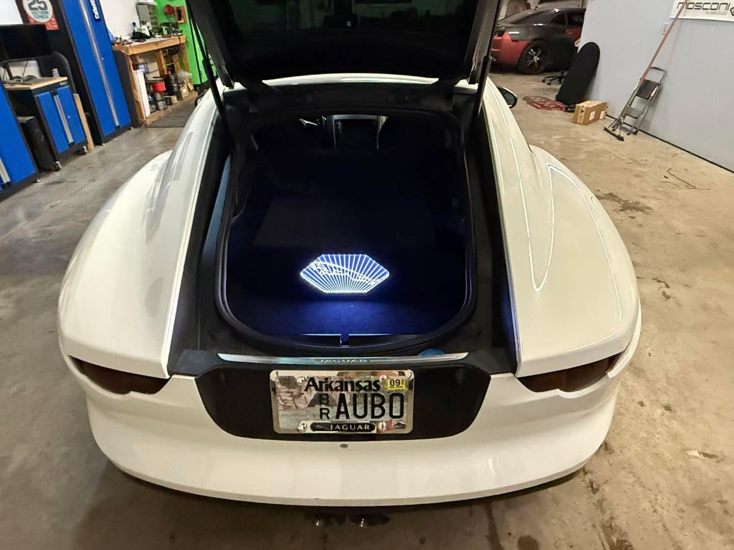 NWA Custom Audio & Lighting Facebook ad: JAGUAR, CUSTOM BASS UPGRADE