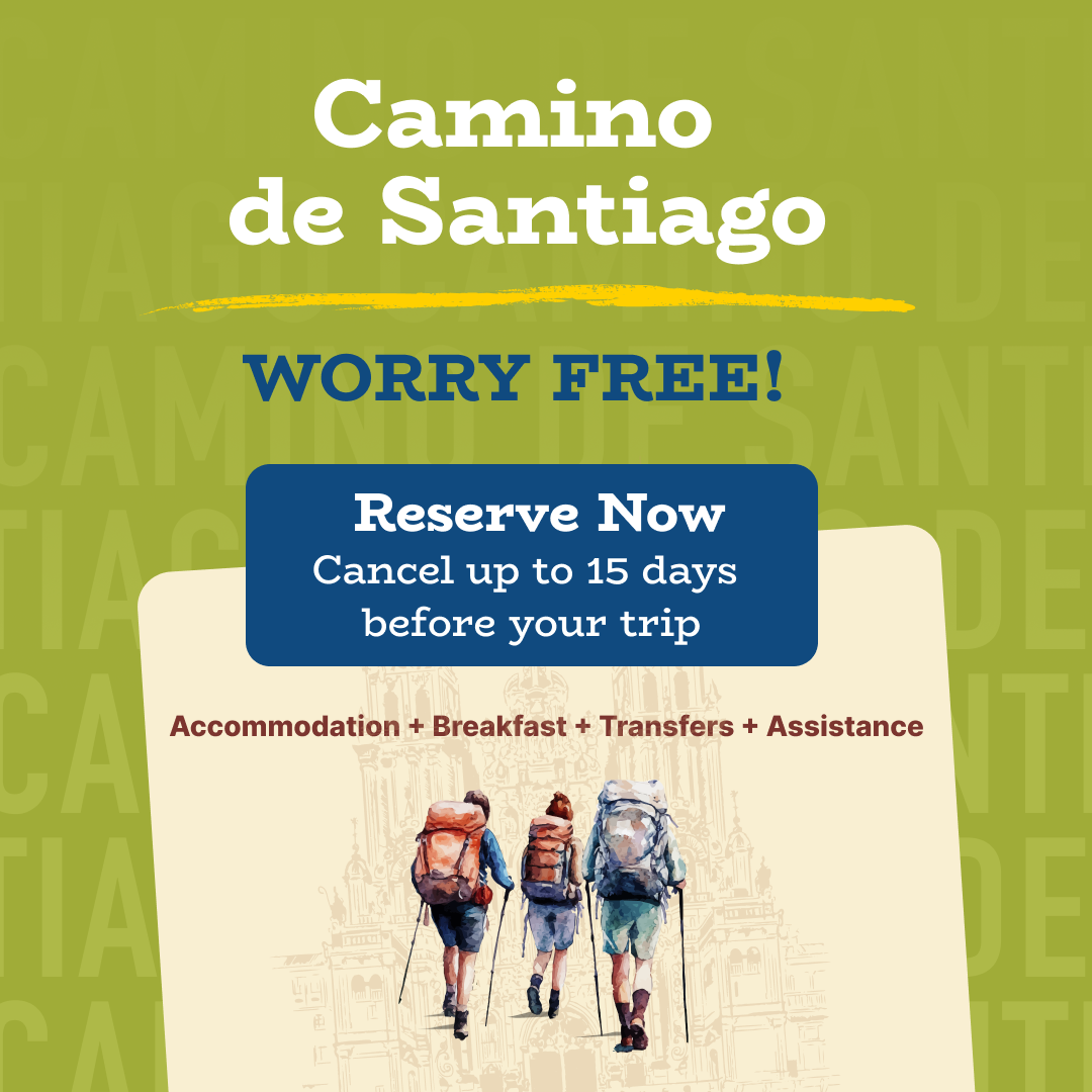 Pilgrim Camino de Santiago Facebook ad: The Camino de Santiago Worry-Free