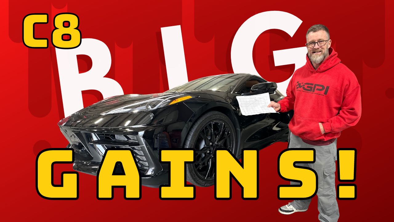 Gwatney Performance Innovation Facebook ad: 2023 C8 Corvette with the GPI C8 625 Package! (BIG GAINS!)