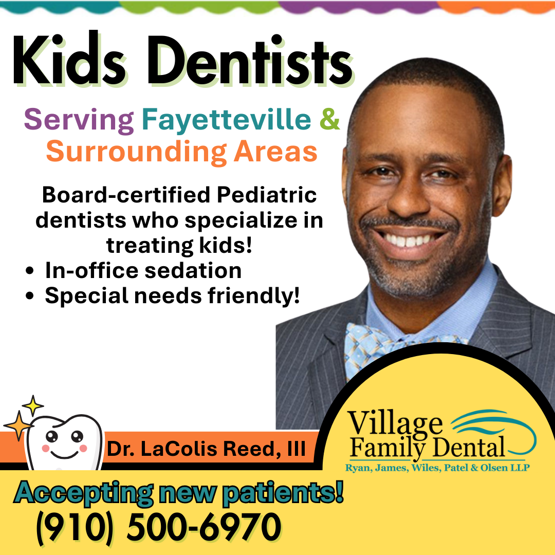 Village Family Dental Facebook ad: Expert Family Dental Services in the Fayetteville, NC Area