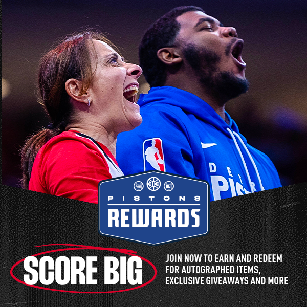 Detroit Pistons Facebook ad: Pistons Rewards - Score Big on Every Purchase
