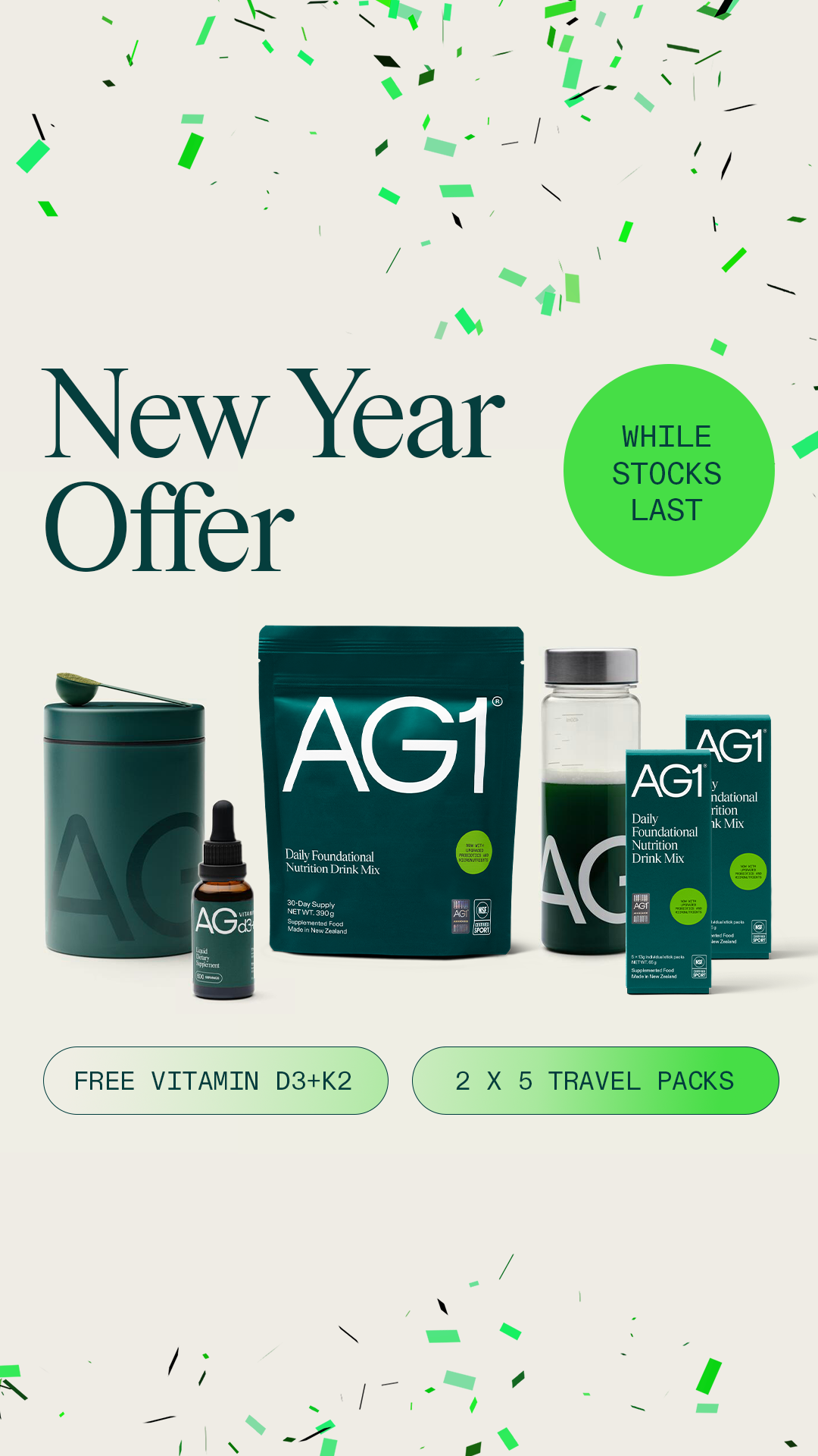 AG1 by Athletic Greens Facebook ad