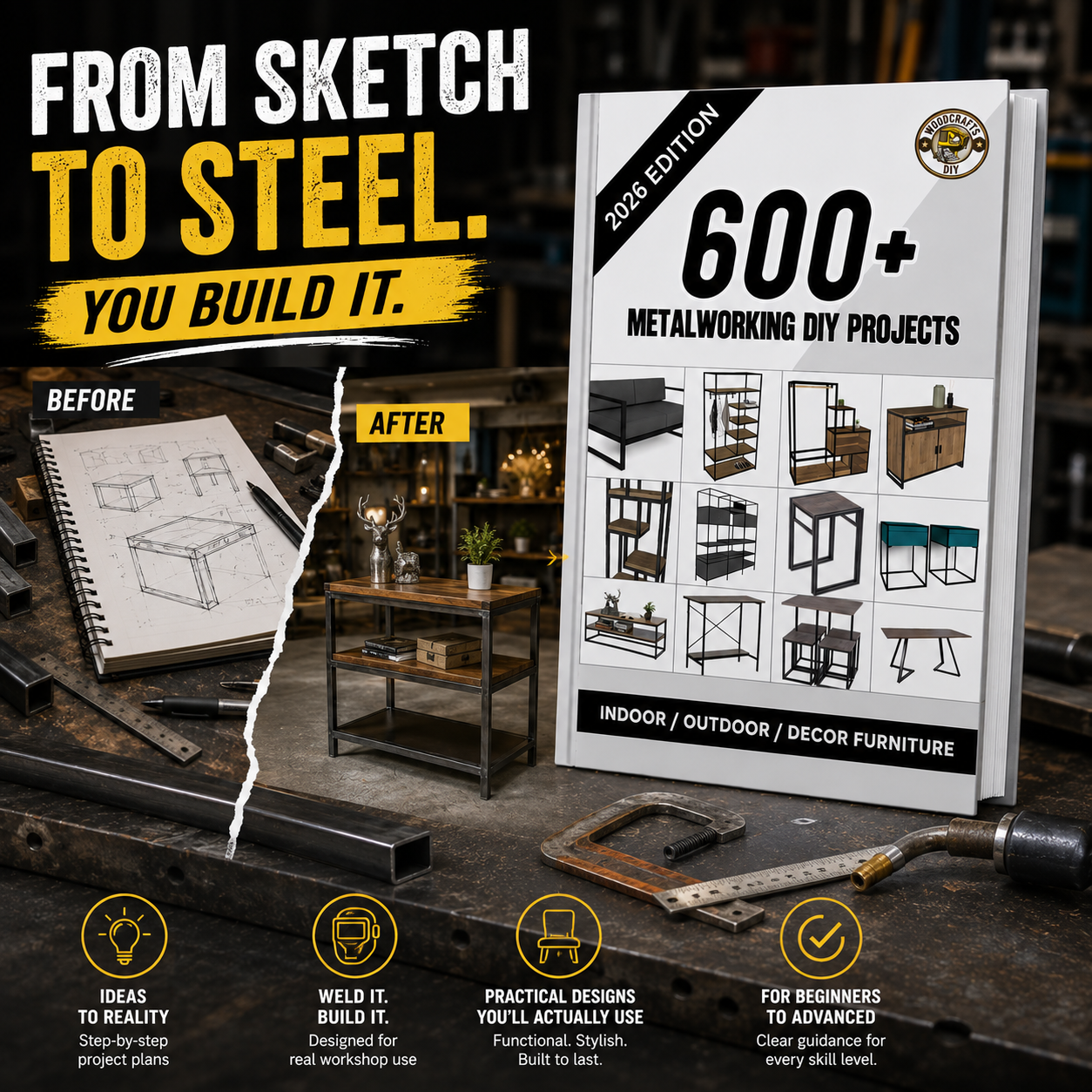 WoodCrafts DIY Facebook ad