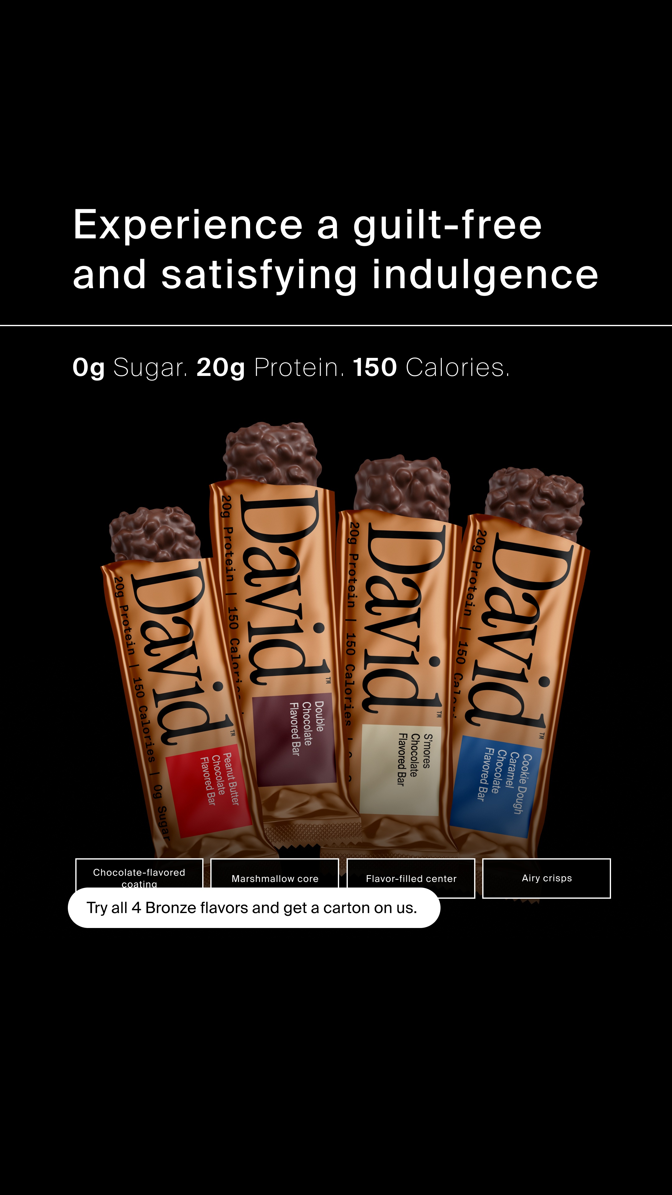 David Protein Facebook ad