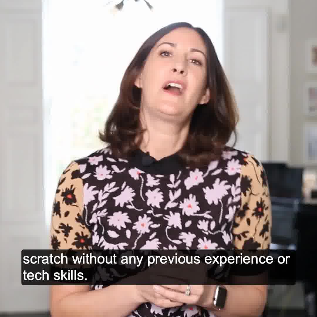 The Course Creation Academy Facebook ad: Are you the right person to create an…