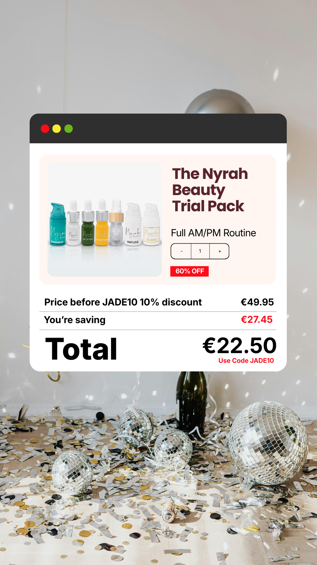 Nyrah Beauty Facebook ad