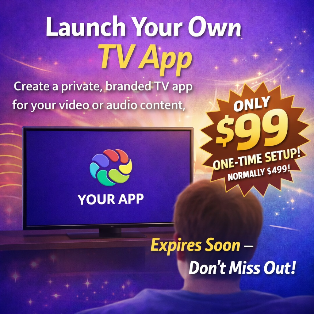 TVAppBuilder Facebook ad