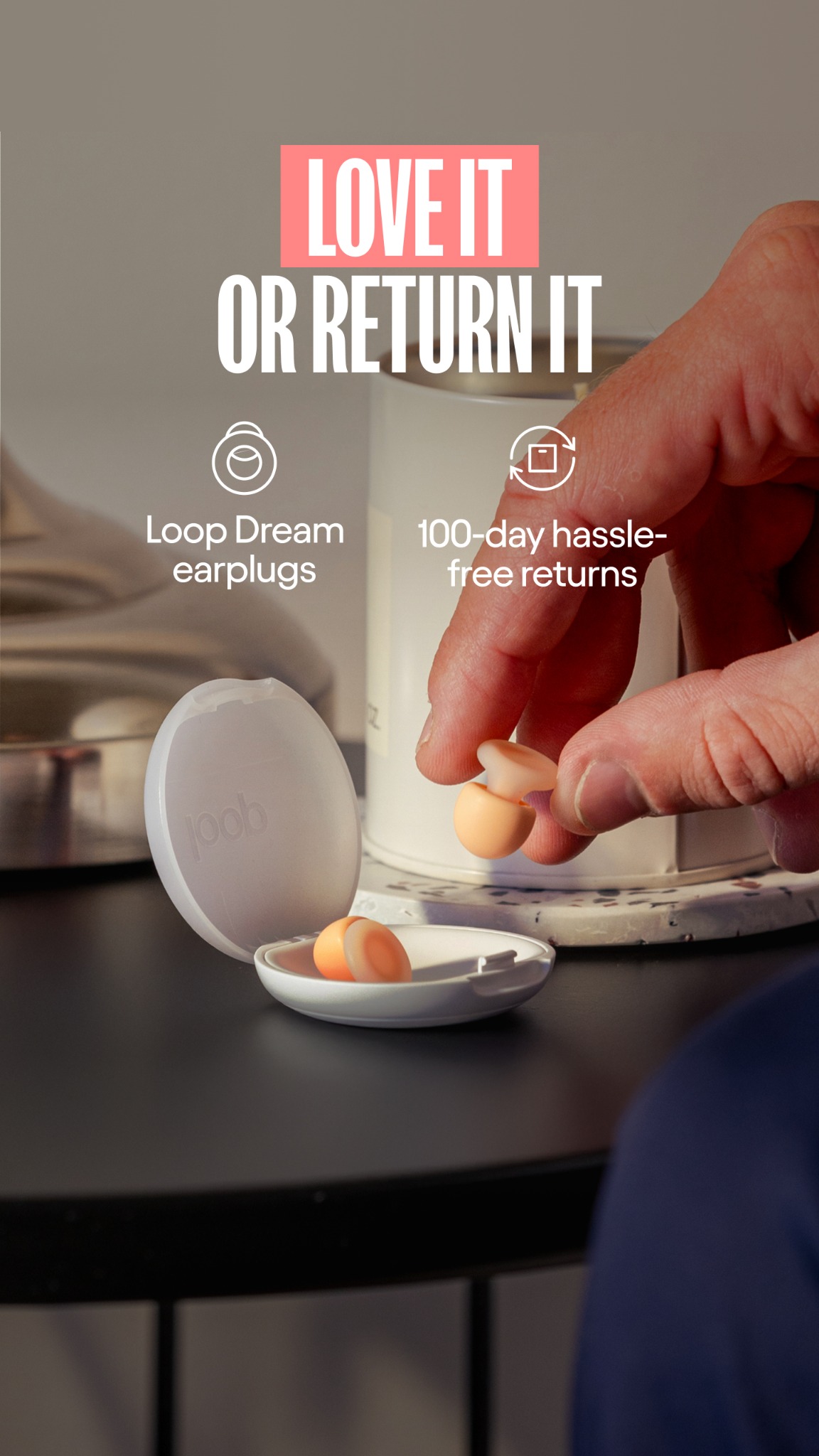 Loop Facebook ad from Feb 17, 2026