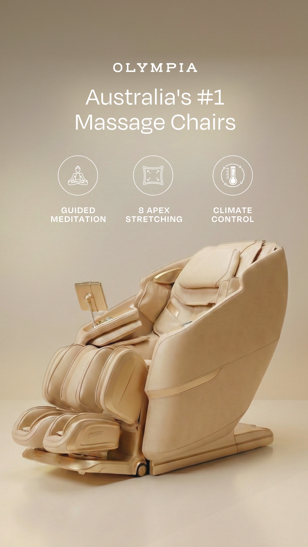 Olympia Massage Chairs Facebook ad