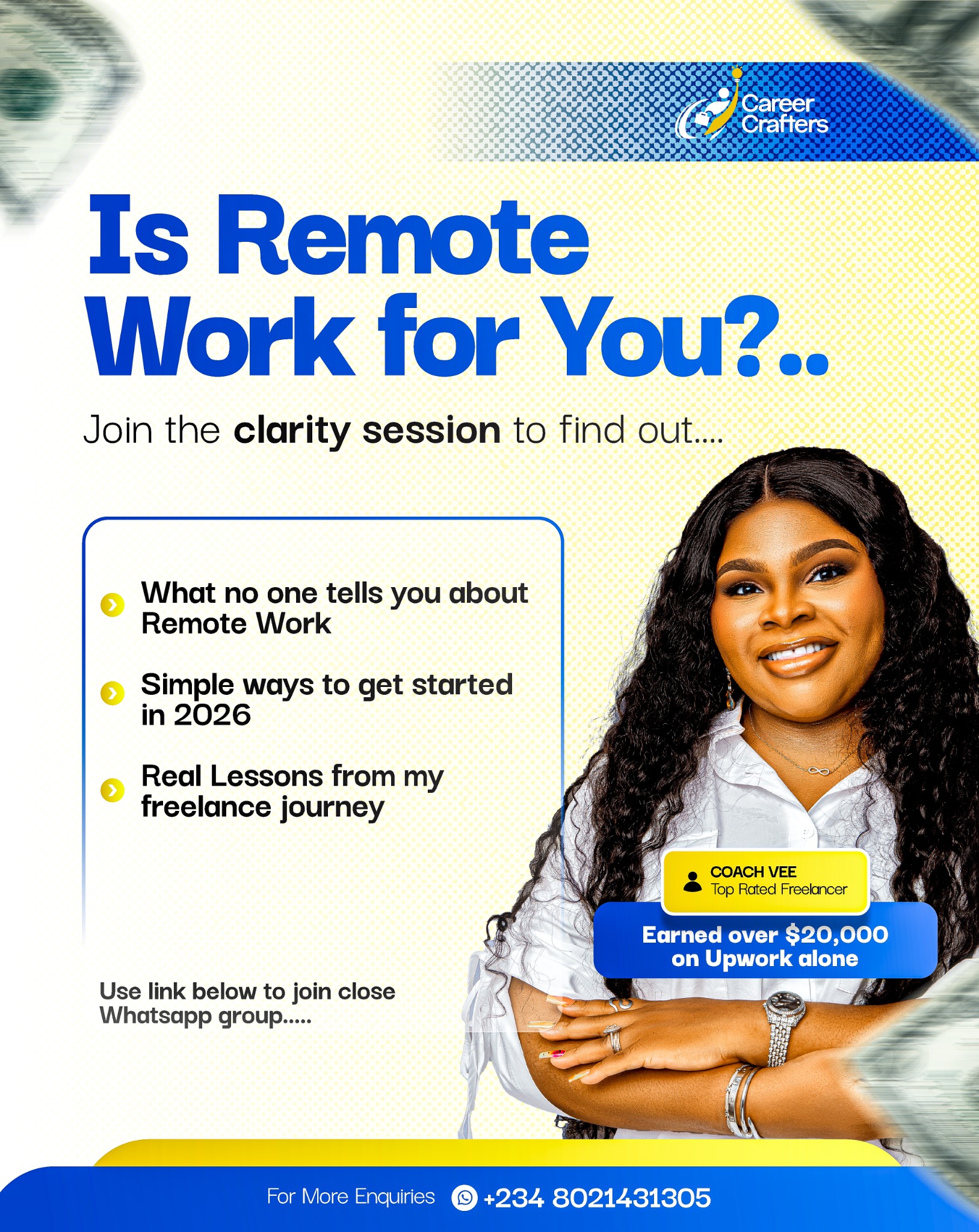 Career Crafters Academy Facebook ad