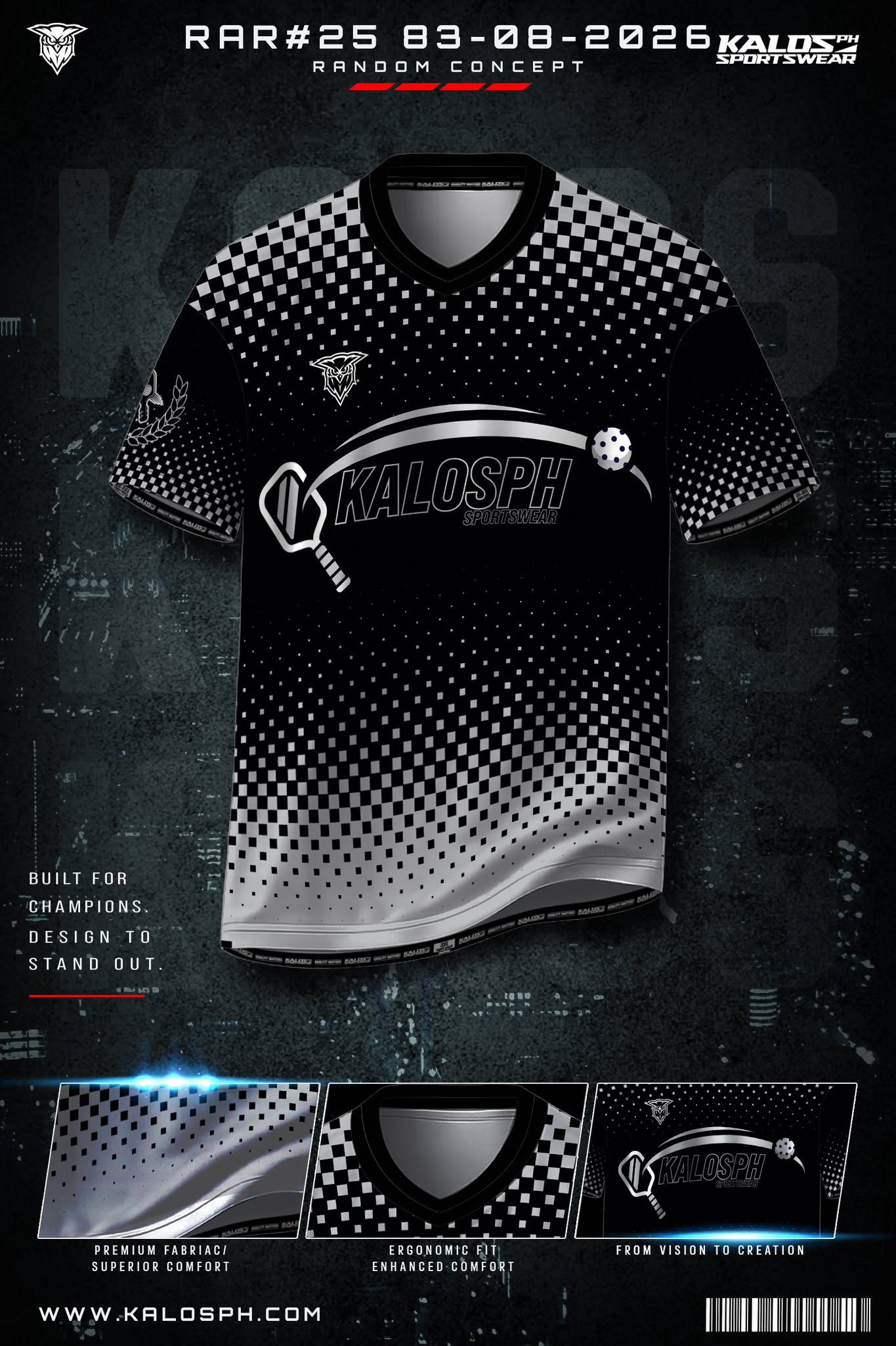 KALOSph Facebook ad: New Designs for Pickleball Fans!