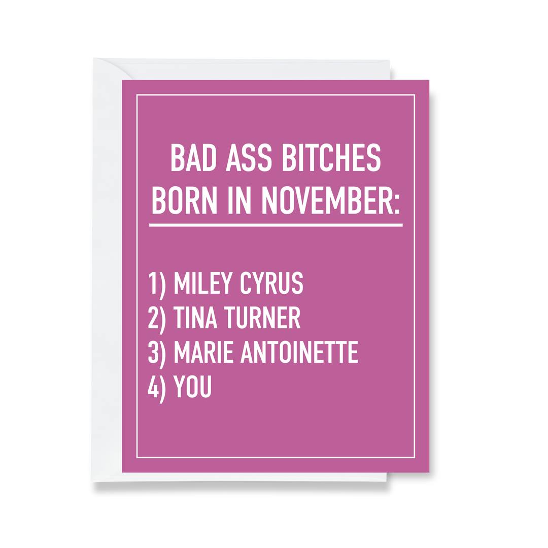 Ink & Attitude Stationery Company Facebook ad: Sentiments with sass.