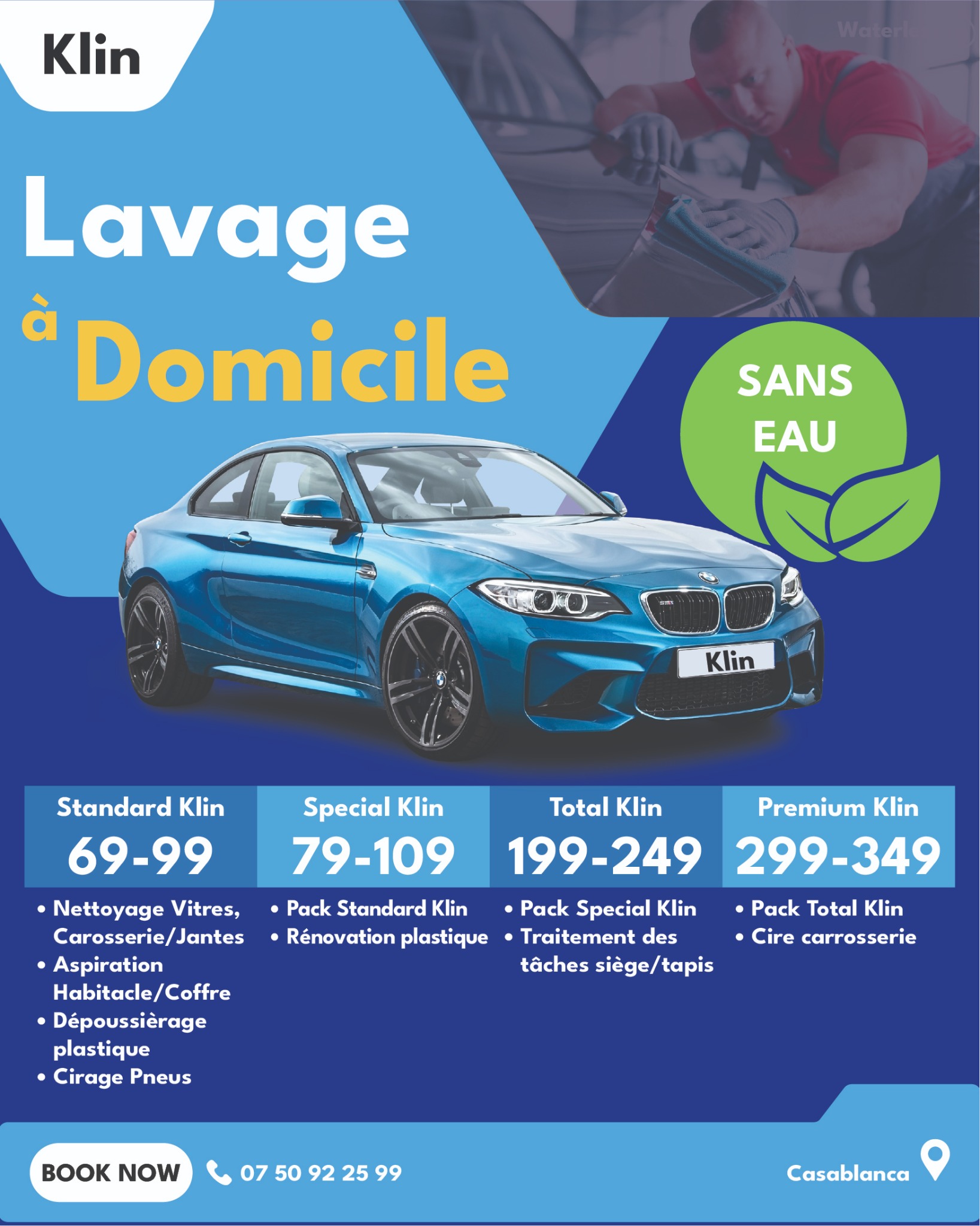 Klin Car Wash Facebook ad from Mar 11, 2026