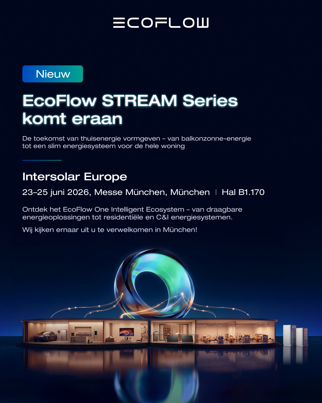 EcoFlow NL Facebook ad: NOG 3 DAGEN TOT DE NIEUWE STREAM SERIES