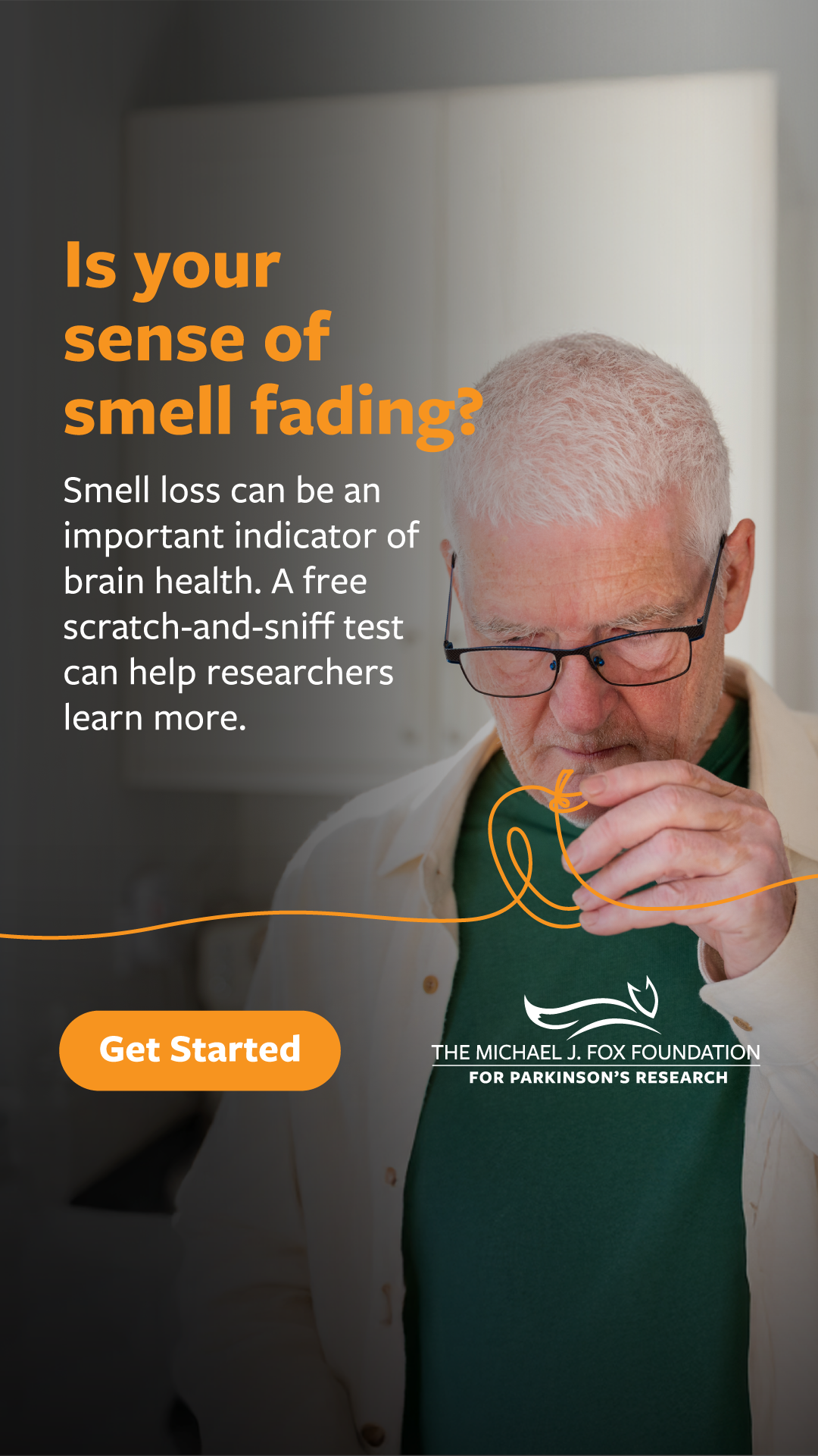 The Michael J. Fox Foundation for Parkinson's Research Facebook ad