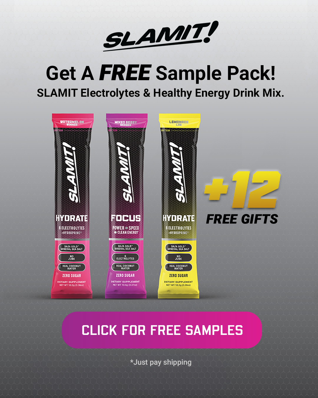 Slamit Hydrate Facebook ad