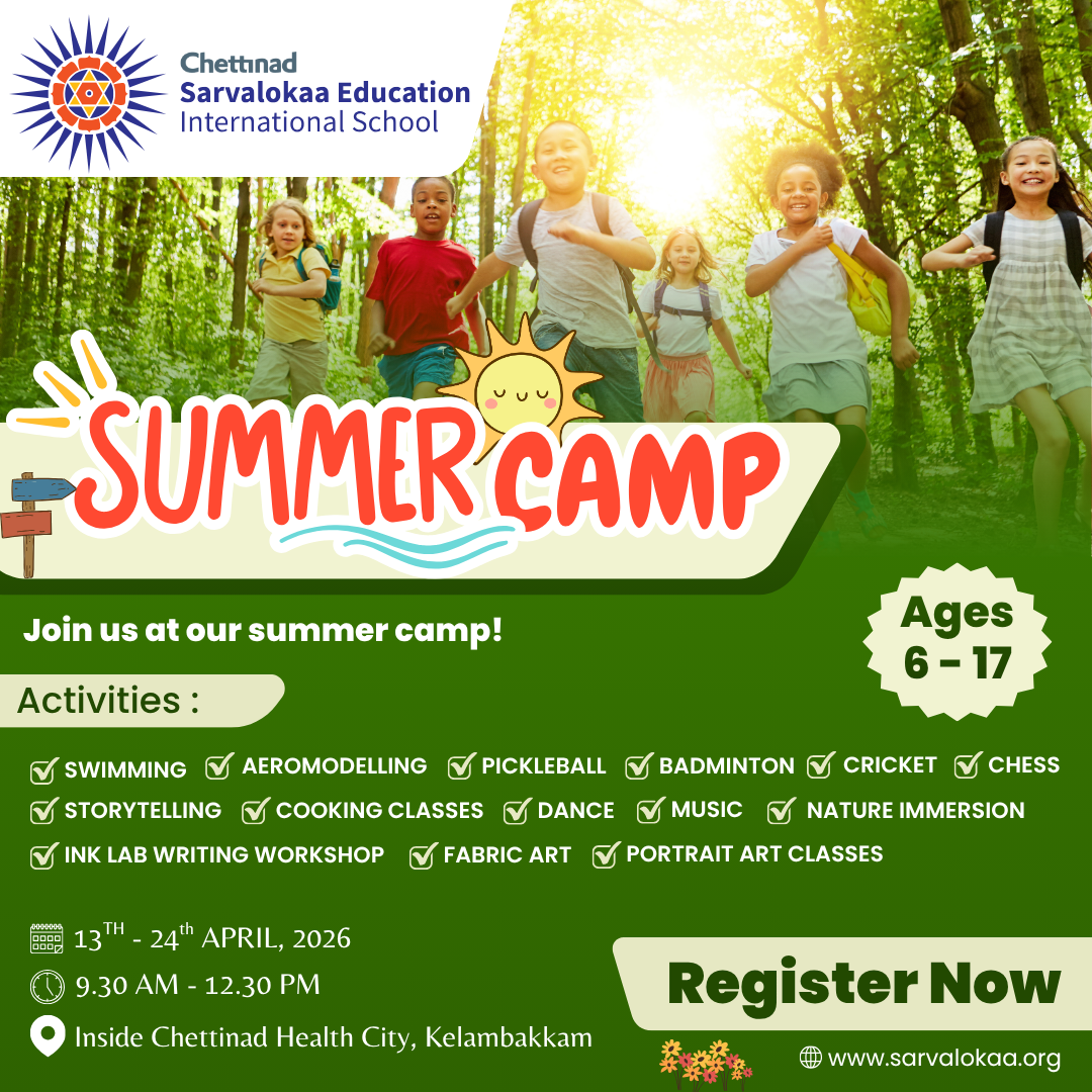 Chettinad - Sarvalokaa Education, International School Facebook ad: Let Your Child Experience a Joyful & Enriching…