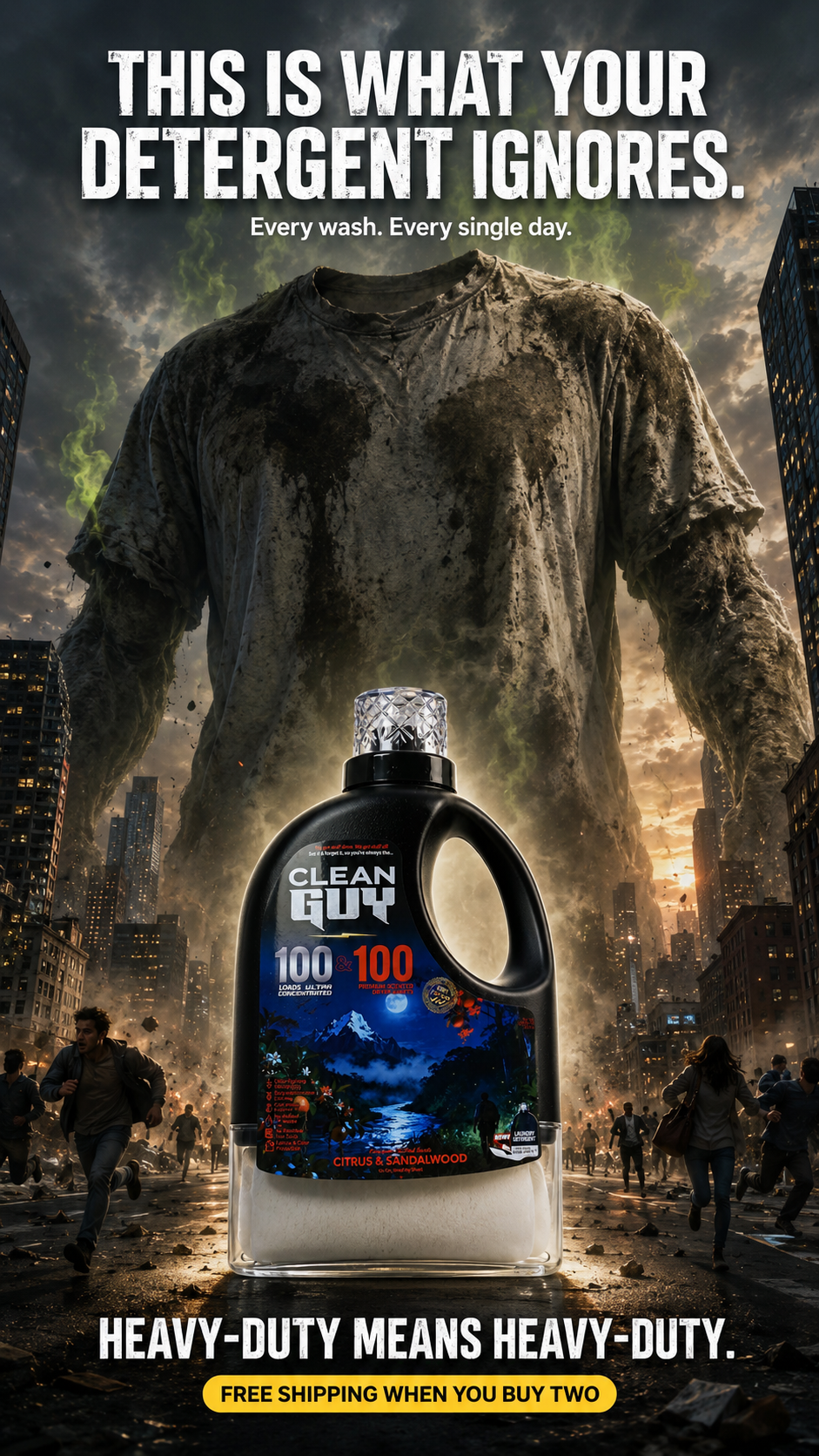 Clean Guy Facebook ad