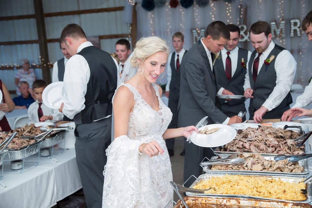 Saddleback Barbecue Facebook ad: Book Your Dream Wedding Catering Now