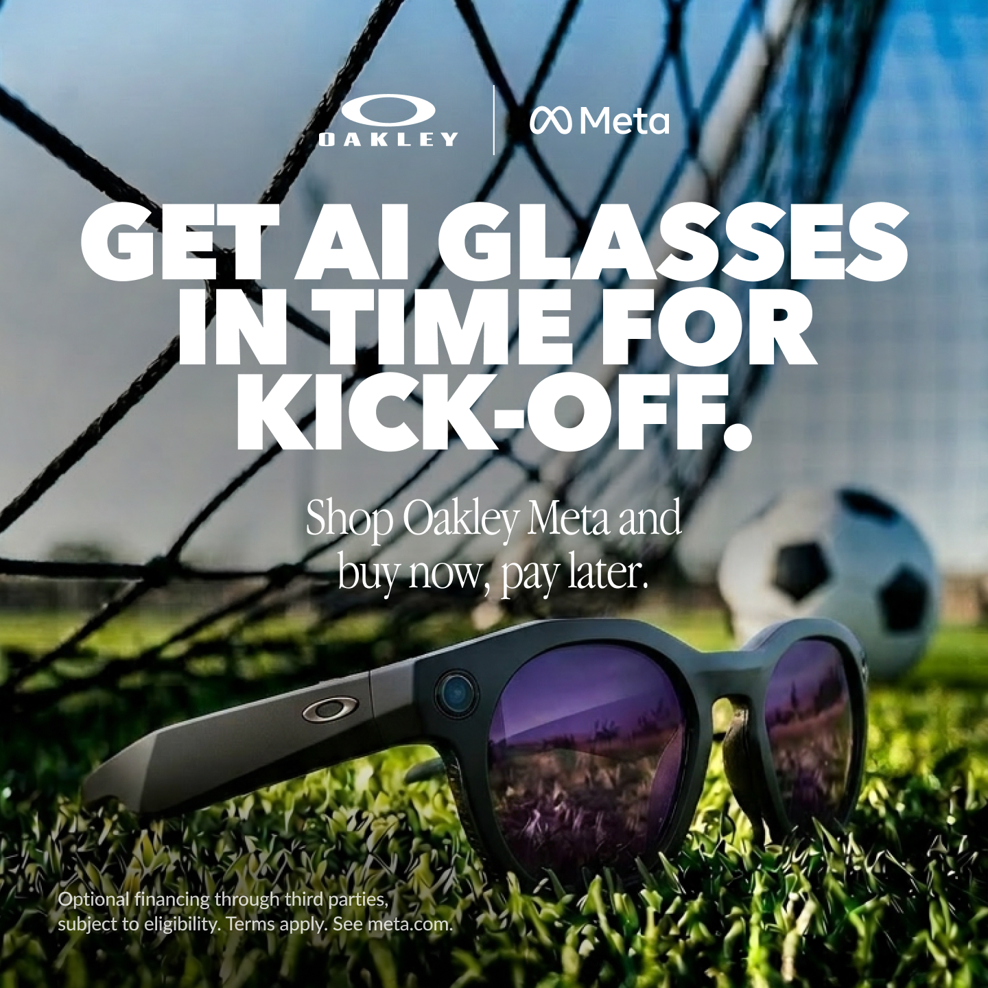 Oakley Meta Facebook ad