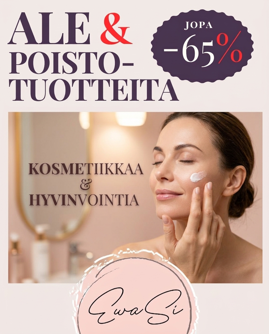 EwaSi.fi Facebook ad: Laatukosmetiikka löytöjä