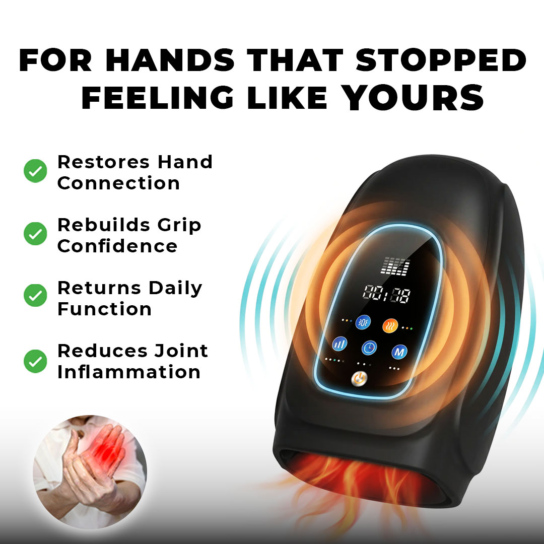 Shop Soltra Facebook ad: End Stiff, Aching Hands.
