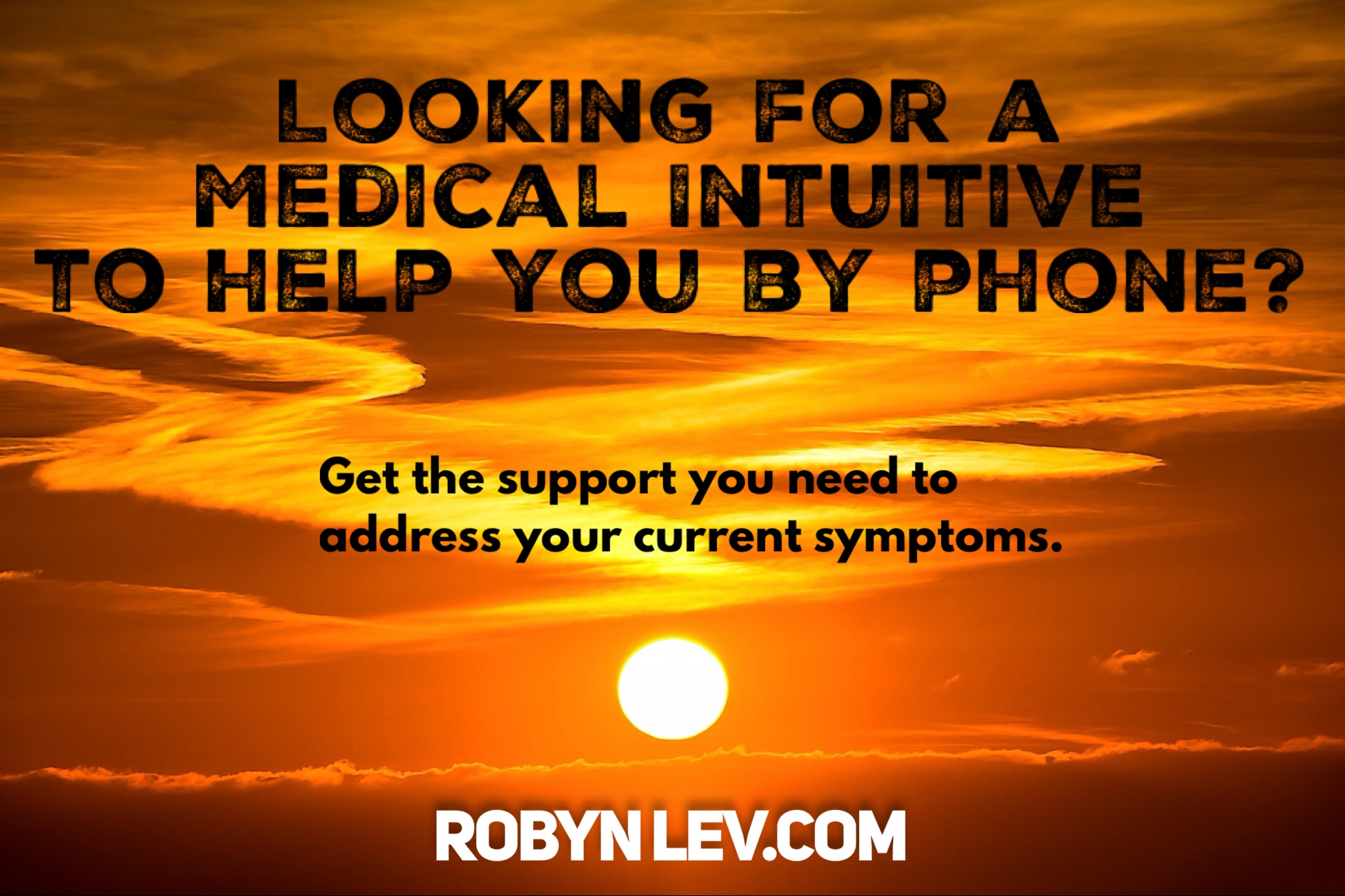 Robyn Lev - Intuitive Healer Facebook ad