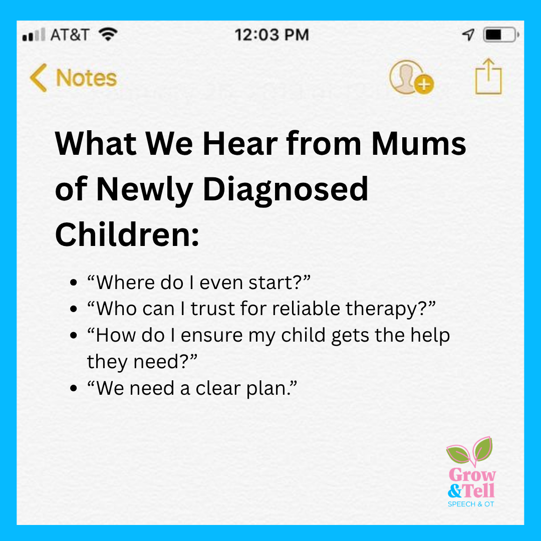 Grow & Tell Speech and OT Facebook ad