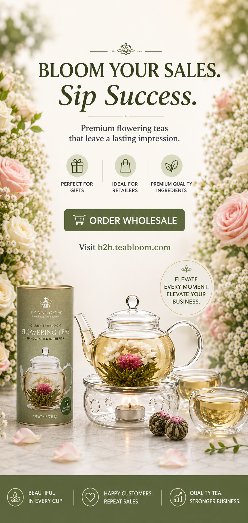 Teabloom Facebook ad