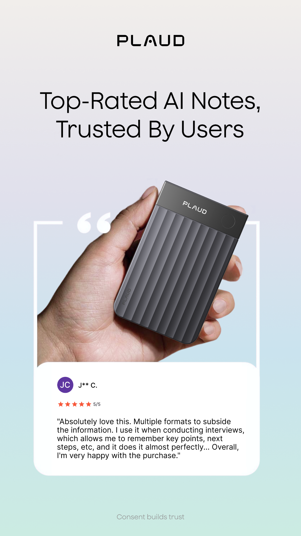 Plaud Facebook ad