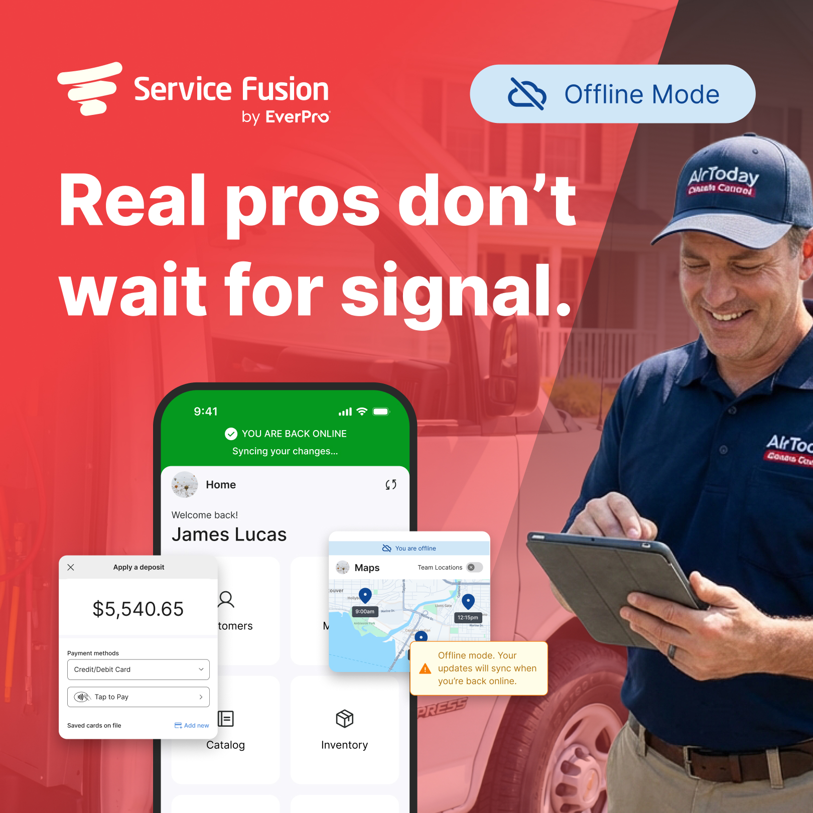 Service Fusion Facebook ad