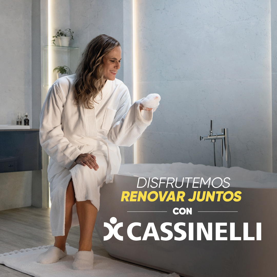 Cassinelli Facebook ad: Haz de tu baño un espacio que se…