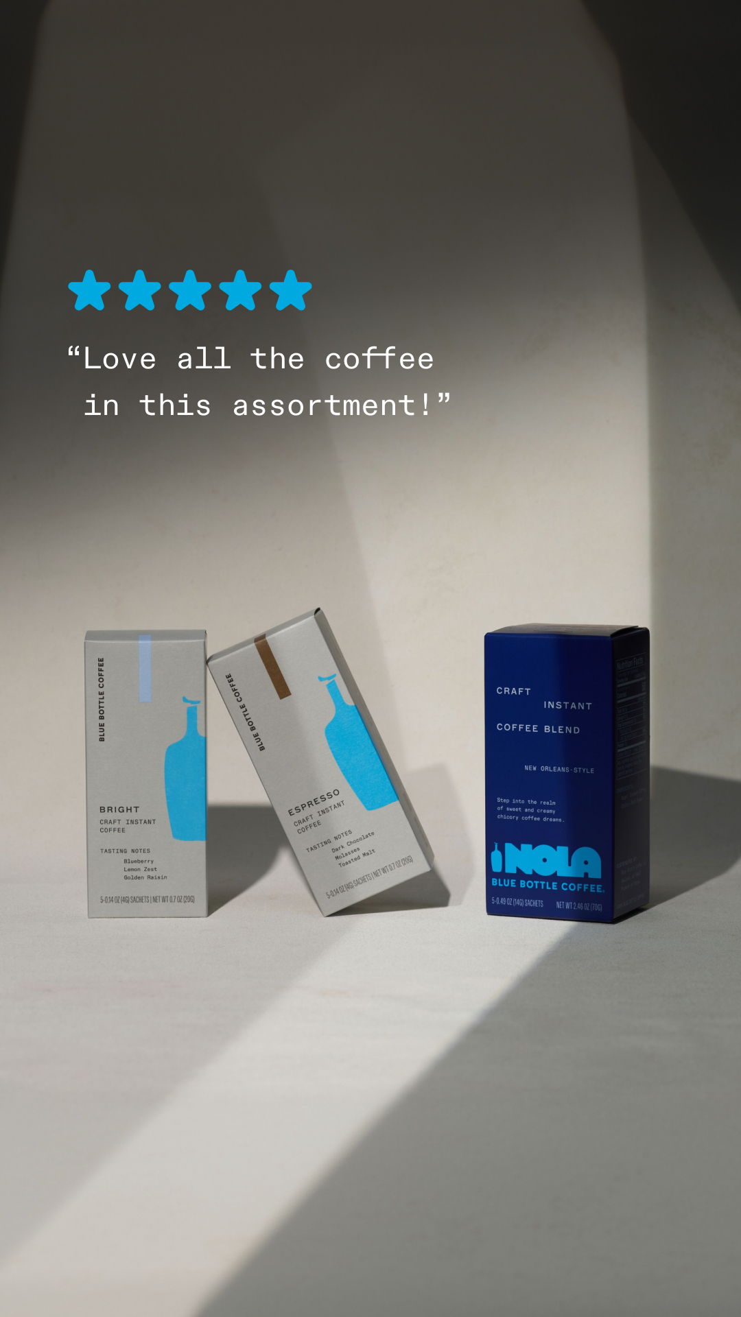 Blue Bottle Coffee Facebook ad