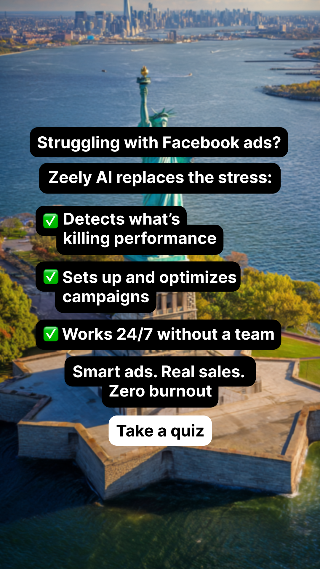 Zeely Facebook ad