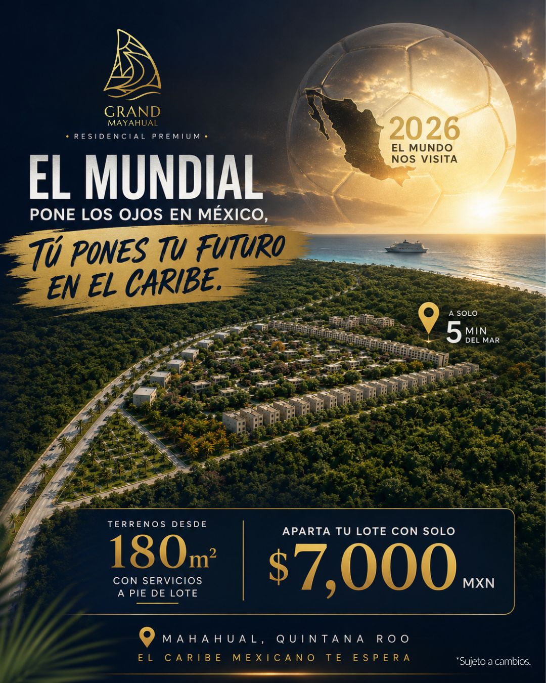 Grand Mayahual Facebook ad: Aprovecha esta Nueva Plusvalía