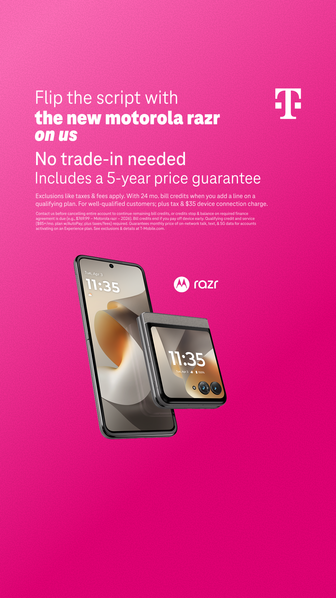 T-Mobile Facebook ad