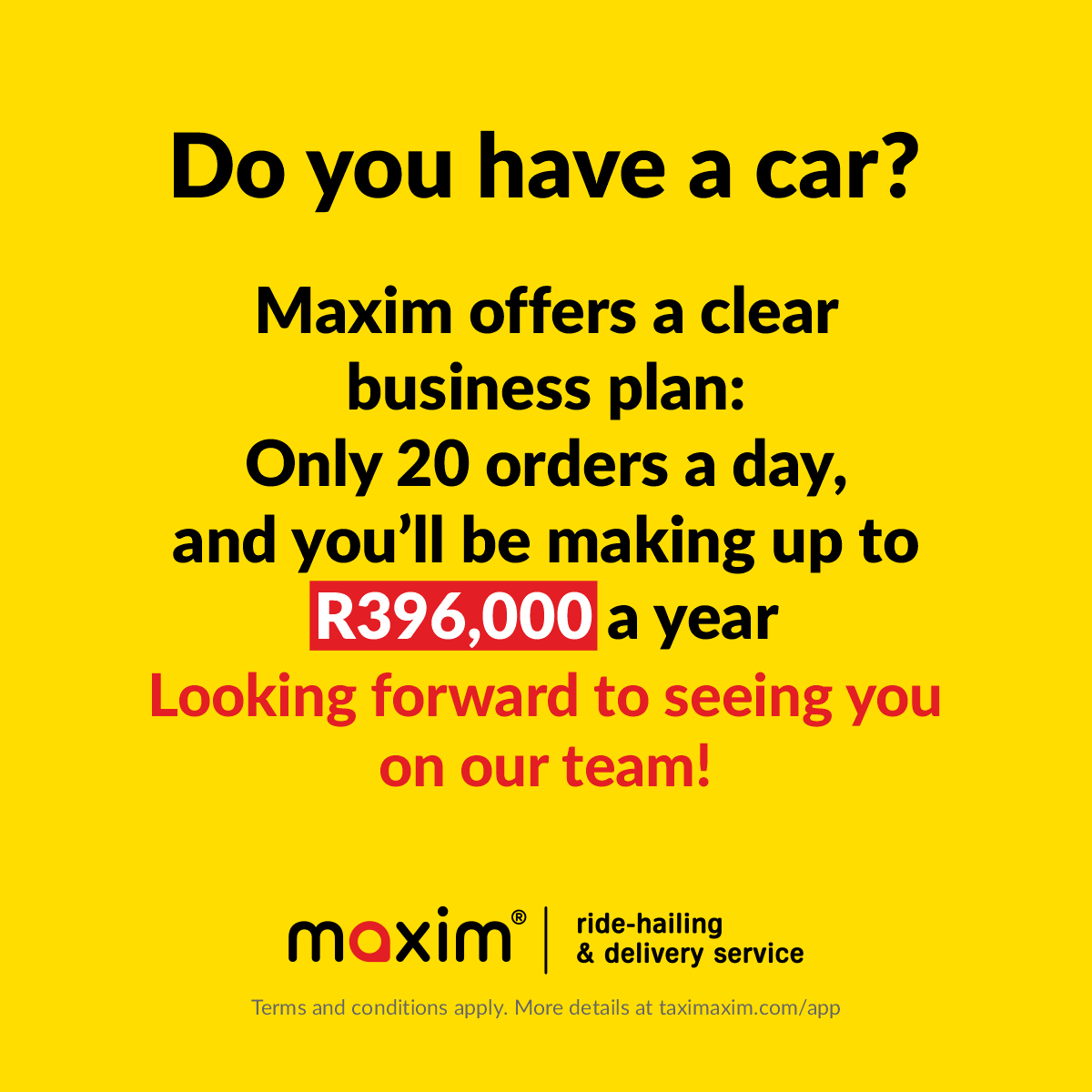 Maxim South Africa Facebook ad