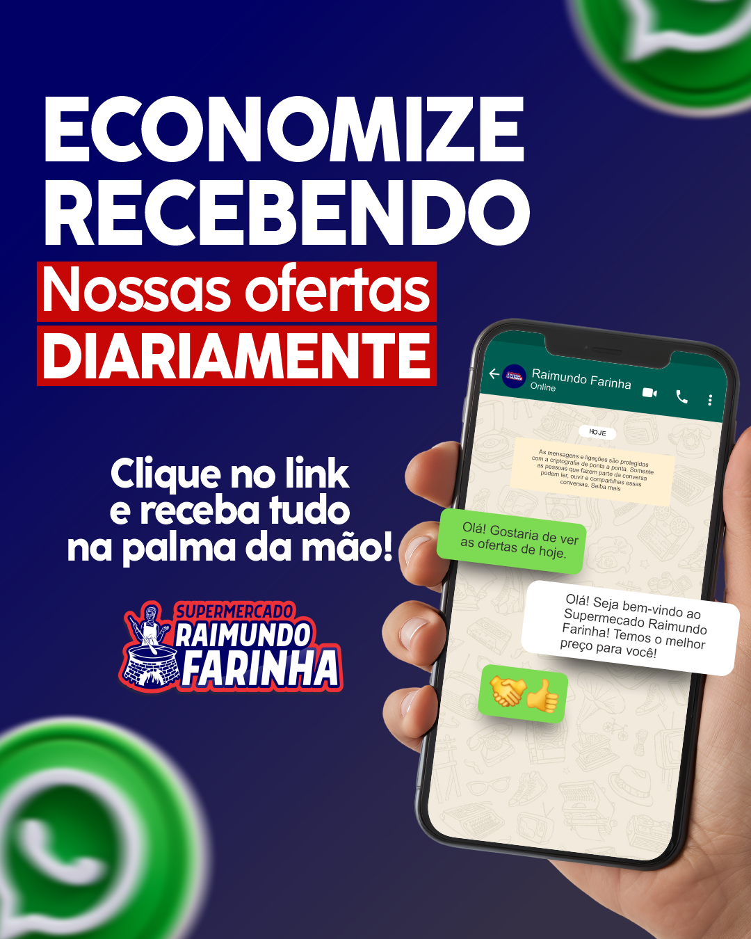 Supermercado Raimundo Farinha Facebook ad: Entre no Grupo de Ofertas