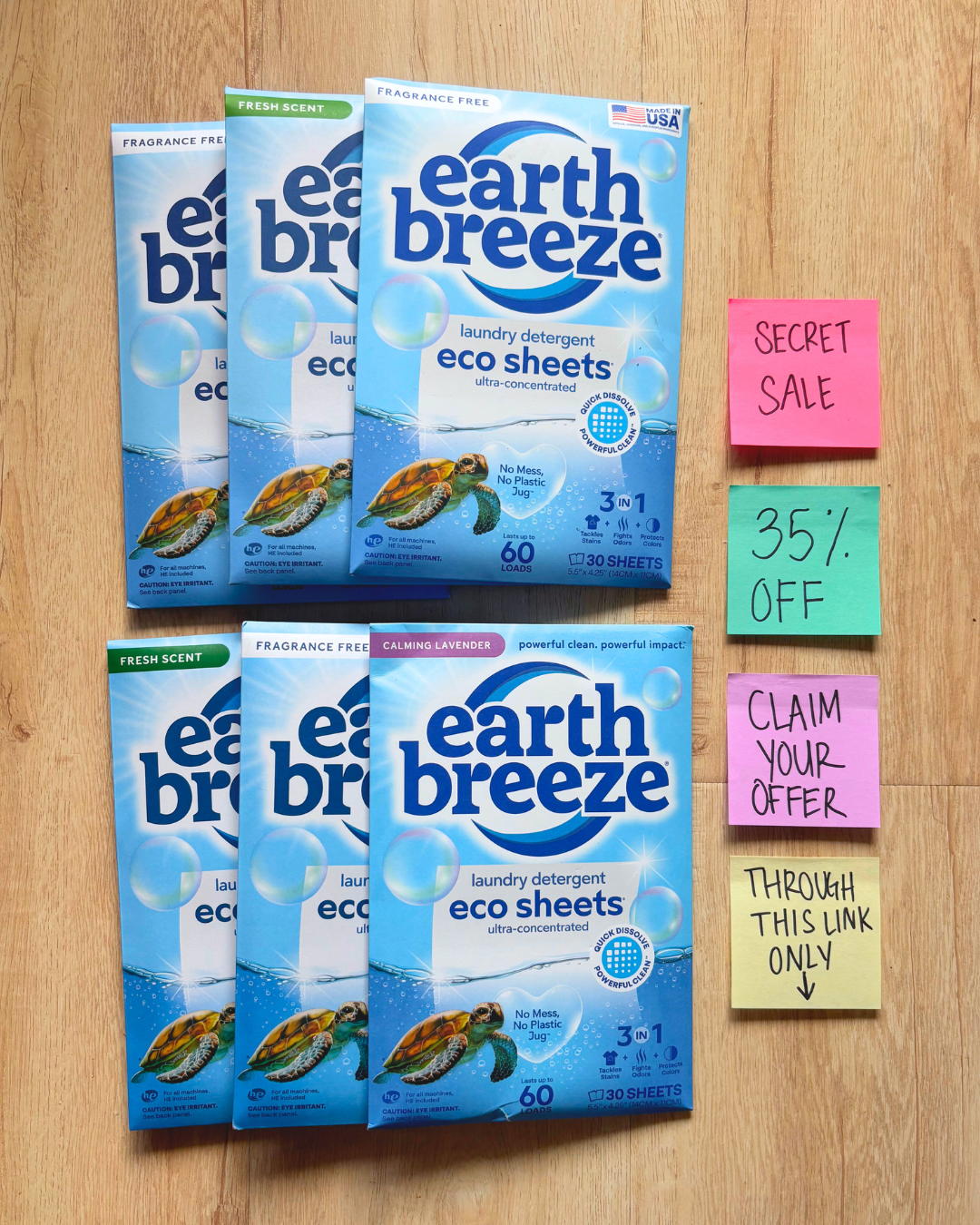 Earth Breeze Facebook ad